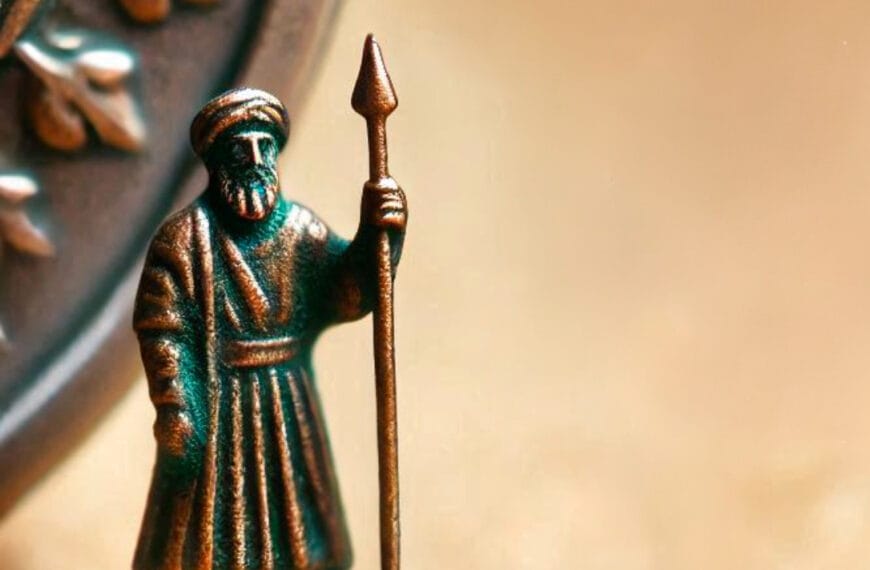 A figurine of a solider