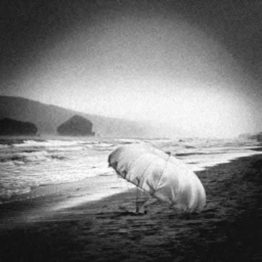 A silk parachute