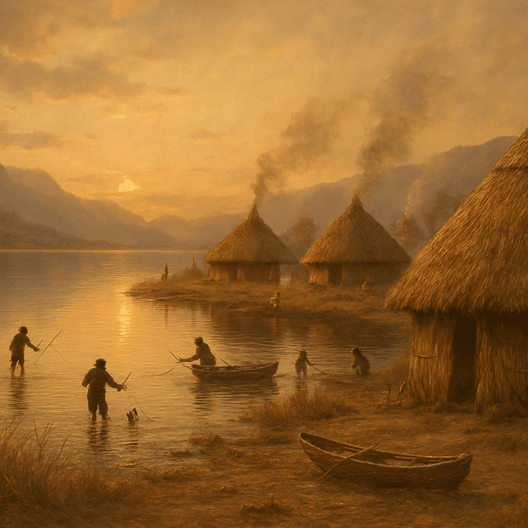 a primitive village