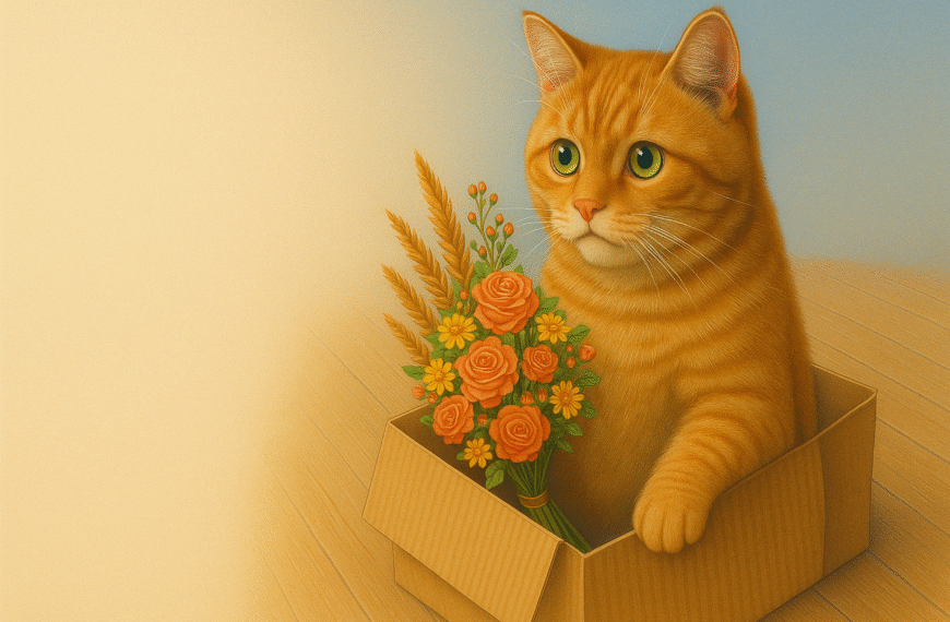 cat and a box